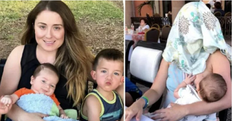 Texas mom breastfeeds newborn son at a restaurant, then stranger asks her to cover up